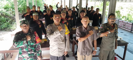 Songsong Pemilu 2024 Pemdes Nyuhtebel Tingkatkan Kapasitas Tenaga Keamanan Desa